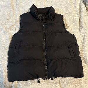 Oversized puffer vest